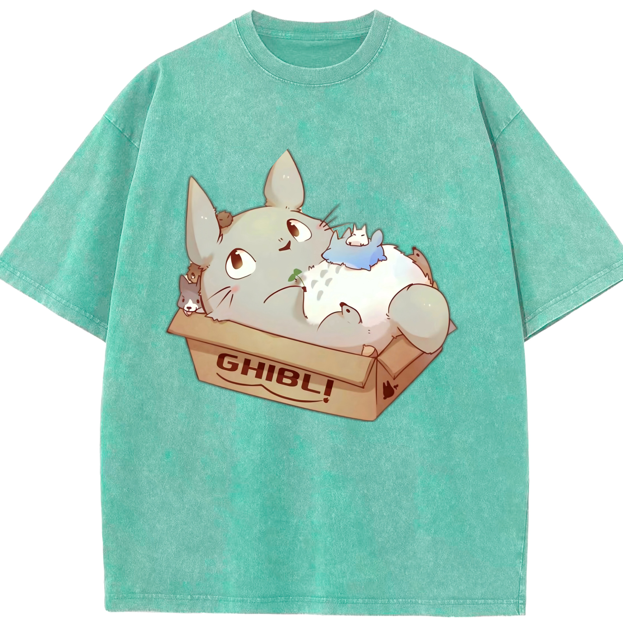 （画像用） となりのトトロ 草壁メイ 草壁サツキ My Neighbor Totoro Satsuki Kusakabe Mei Kusakabe 綿100% ヴィンテージ風 半袖Tシャツ（フロントプリント）